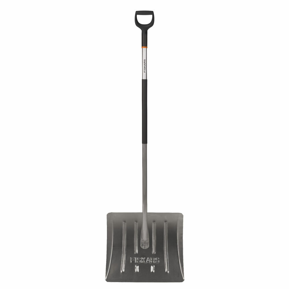 Fiskars Snow Shovel Aluminium, Snow Shovel, Garden Shovel, Garden Accessories, Aluminium, Black / Orange, 156 cm, 1001636