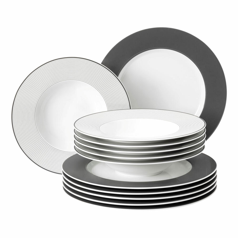 Seltmann Weiden No Limits Moments Tafelservice 12-tlg., Geschirr-Set, – Ambiente3000