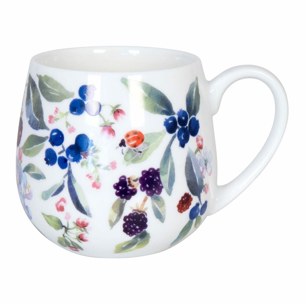 Könitz Kuschelbecher Fruity Tea Berry - Victoria Lowe, Kaffeebecher, Tasse, Becher, Porzellan, 420 ml, 11 1 143 2603