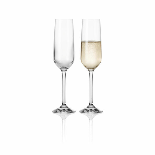 Montana champagne glass:vivid, champagne flute, champagne glass, crystal glass, clear, 190 ml, 042965