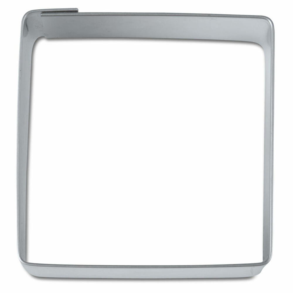 Städter Petits-Fours-Ausstecher Quadrat, Ausstechform, Plätzchenform, Keks, Plätzchen, Edelstahl, 4.5 x 4.5 cm, 039308