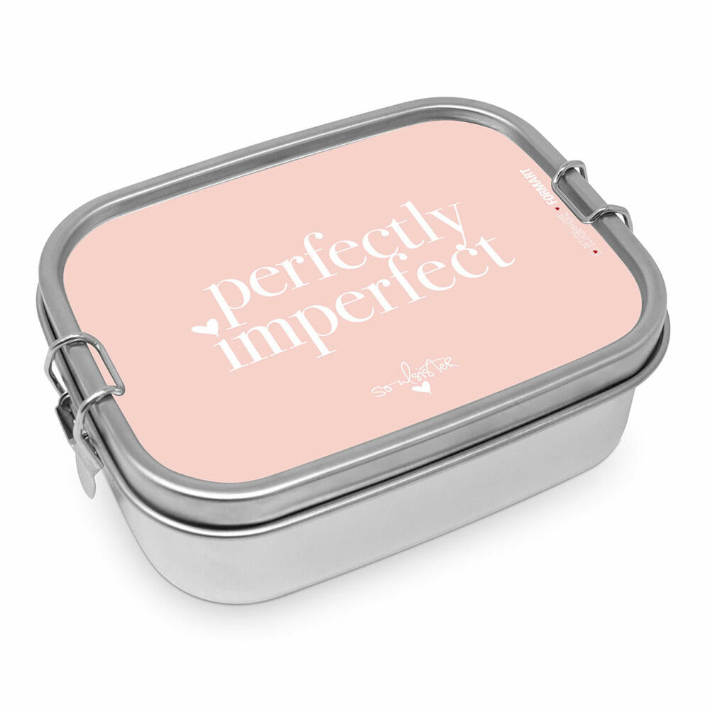 PPD Perfectly Imperfect Steel Lunch Box, lunch box, snack box, stainless steel, 900 ml, 491334