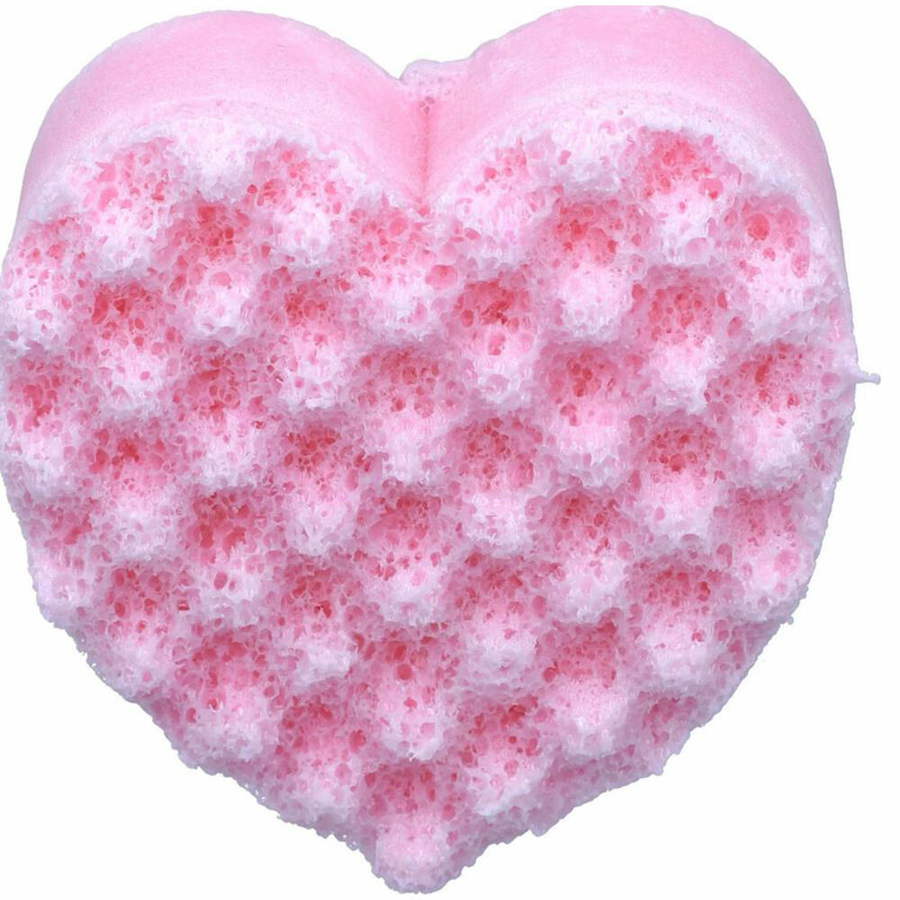 Bomb Cosmetics Body Buffer Shower Sponge Rose & Oudh, Soap Sponge, Pink, PROSOUD04
