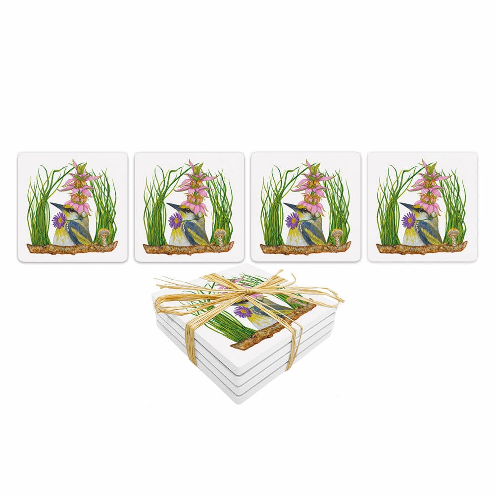 PPD Harper & Friend Design Coaster, 4-tlg., Untersetzer, Glasuntersetzer, Dolomit, 186502722