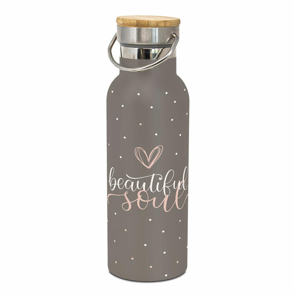 PPD Beautiful Soul Steel Bottle, insulated bottle, drinking bottle, water bottle, bottle, stainless steel, 500 ml, 471345