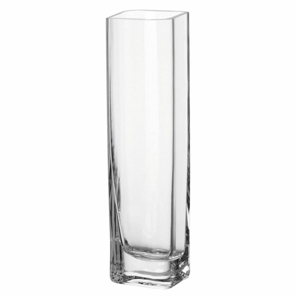 Leonardo Lucca Vase, Blumenvase, eckig, Glas, 30 x 7,5 cm, 14382