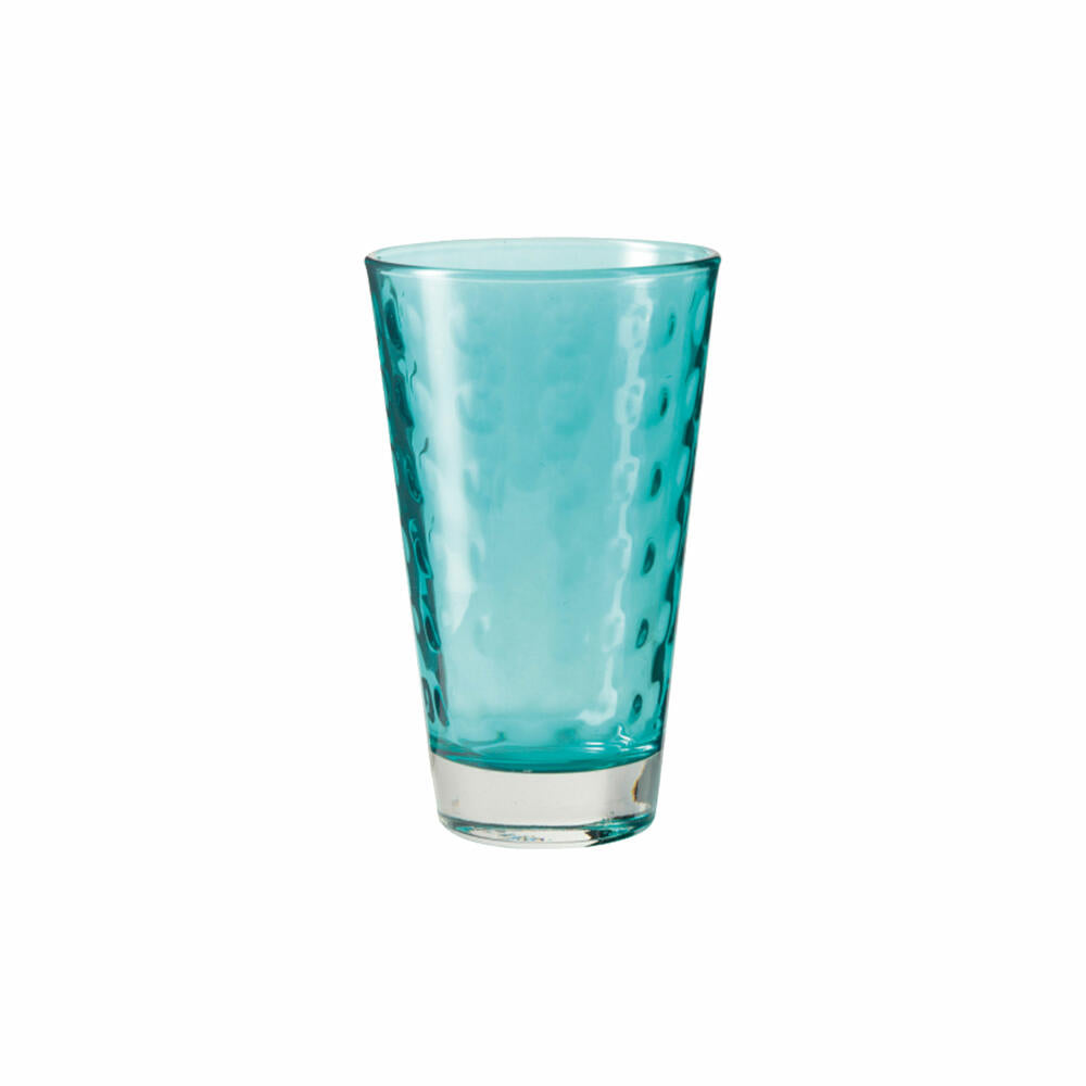 Leonardo Optic Longdrinkglas 6er Set, Cocktailglas, Trinkglas, Becher, Glas, Laguna, 200 ml, 14775