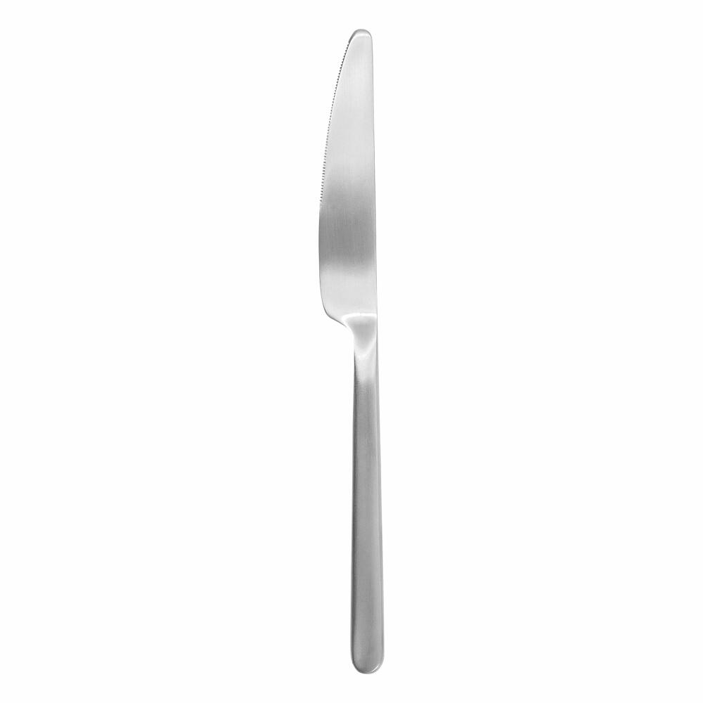 Blomus STELLA knife, cutlery, dining knife, matt stainless steel, silver, 63828