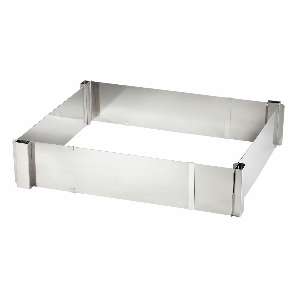 Dr. Oetker Backrahmen Eckig Varino, Verstellbar, Tortenring, Backrand, Back Rahmen, 1920