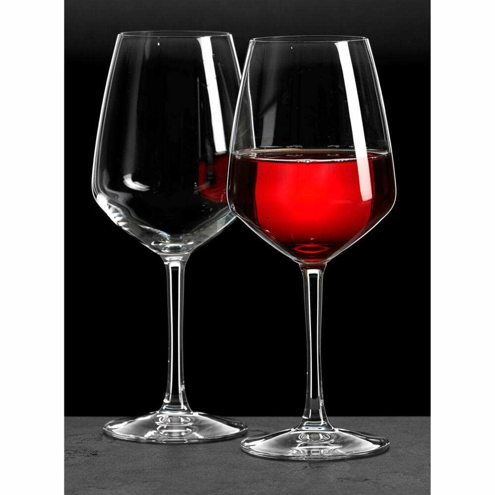 Ritzenhoff & Breker Burgundy glass Mambo set of 4, wine glasses, crystal glass, clear, 500 ml, 813241
