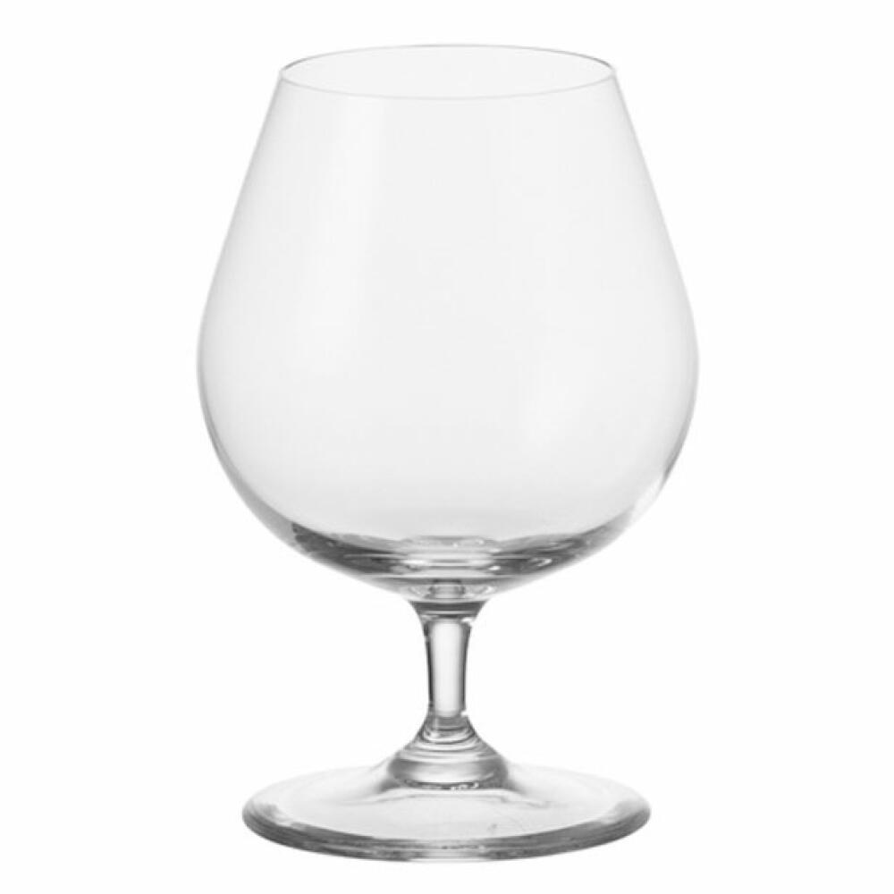 Leonardo Ciao+ Cognacschwenker 6er, Cognacglas, Schwenker, Brandy Glas, Extrem Stoßfest, 370 ml, 19837