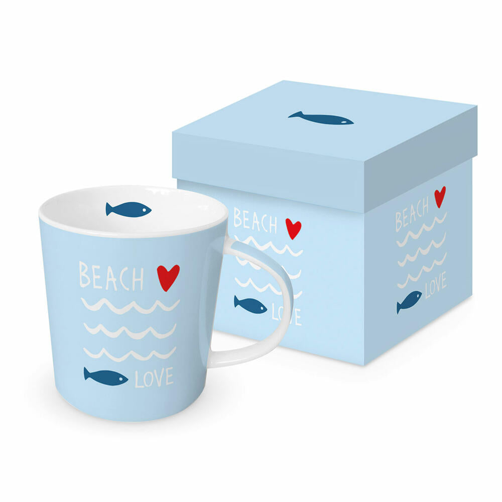 PPD Seaside Beachlove Trend Mug, in gift box, mug, coffee mug, cup, New Bone China, 400 ml, 160302663