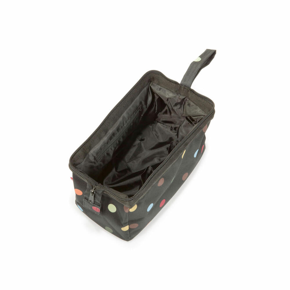 reisenthel travelcosmetic, beauty case, toiletry bag, make-up bag, cosmetic bag, dots / black with dots, WC7009