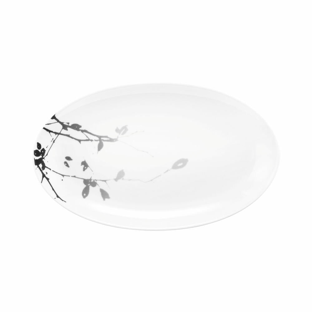 Seltmann Weiden Liberty Platter Oval, Serving Platter, Serving Plate, Porcelain, Dark Rose Hip, 24.1 x 14.4 cm, 001.764916
