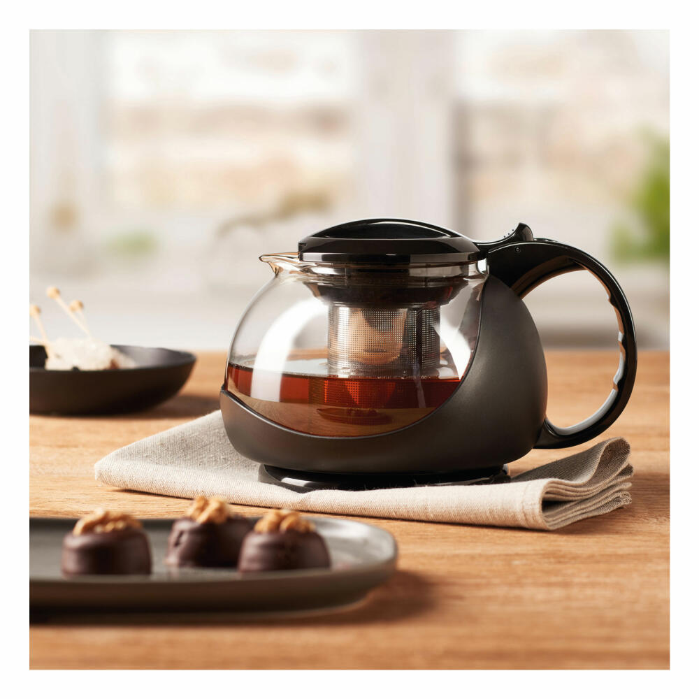 montana: :assam Teekanne, Glaskanne, Teebereiter, Kaffeekanne, Tee Kanne, Glas, 1 L, 050250