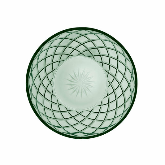 Lyngby Glas Salatschüssel Sorrento, Servierschale, Schale, Glas, Grün, 24 cm, 29036