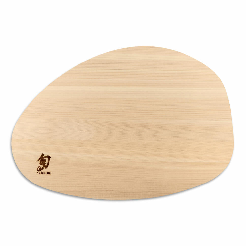 Kai Schneidebrett Shun Hinoki oval M, Schneidunterlage, Hinoki-Holz, DM-0812