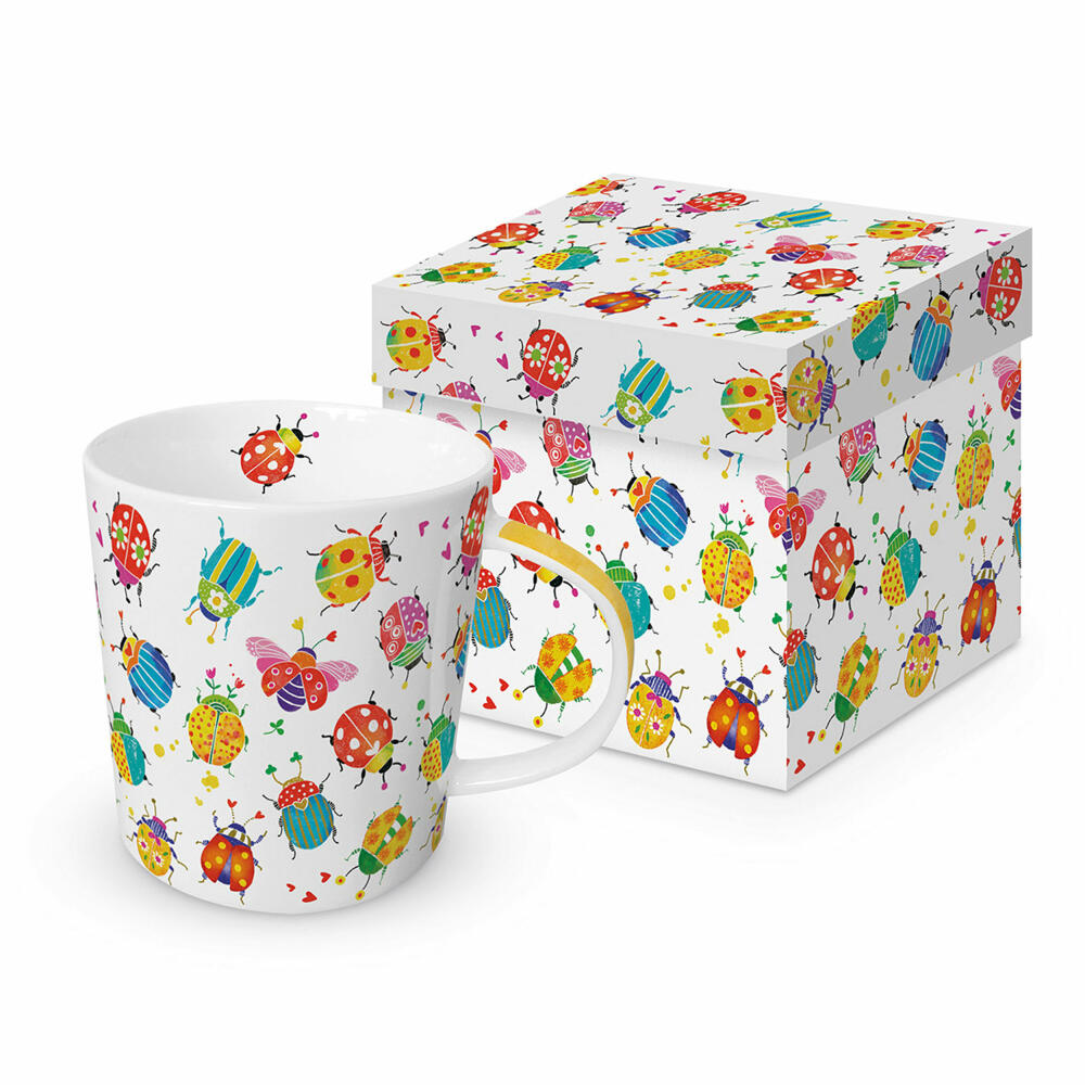 PPD Bug Party Trend Mug, in Geschenkbox, Henkelbecher, Kaffeebecher, Becher, Tasse, New Bone China, 400 ml, 160302538