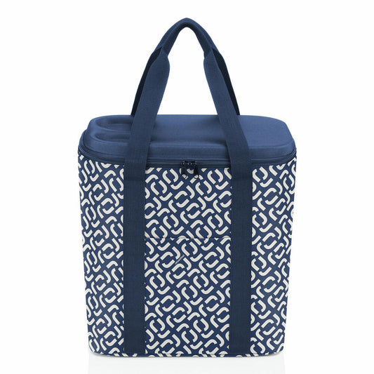 reisenthel coolerbag XL, cooler bag, insulated bag, thermal bag, thermal bag, polyester fabric, Signature Navy, 30 L, LH4073