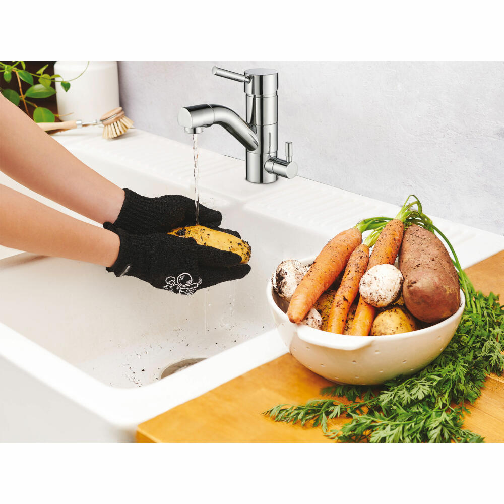 Mastrad Vegetable Cleaning Gloves, Set of 2, Gloves, Kitchen, Cleaning, Vegetables, F25700