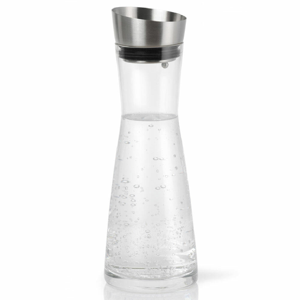 Blomus water carafe Aldoa, decanter, glass carafe, carafe, with lid, 0.9 l, 63169