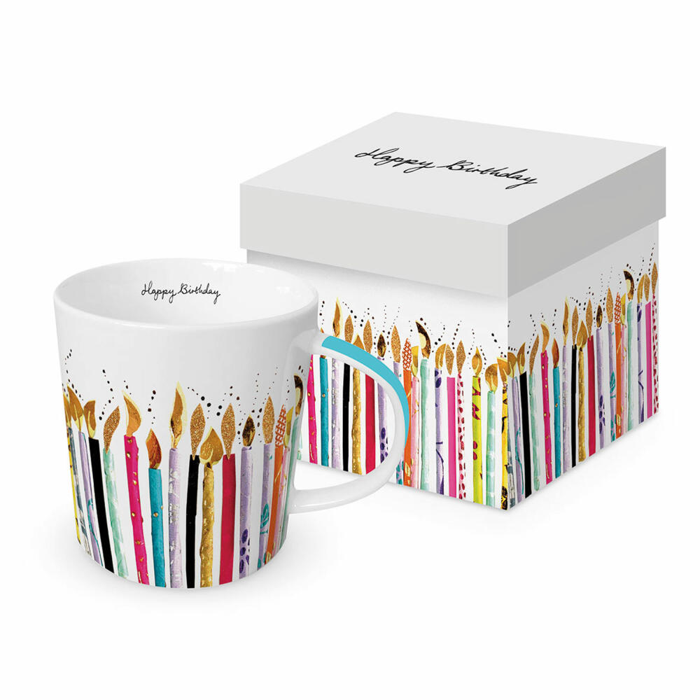 PPD Happy Candles Trend Mug, in gift box, mug, coffee mug, cup, New Bone China, 400 ml, 160302244