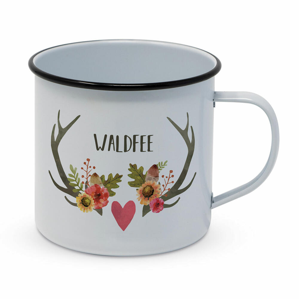 PPD Waldfee Happy Metal Mug, mug, coffee mug, cup, metal, 500 ml, 180001167
