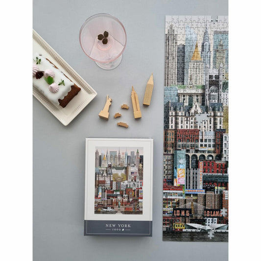 Martin Schwartz Puzzle New York, City Puzzle USA, 50 x 70 cm, 1000 pieces, MS0605
