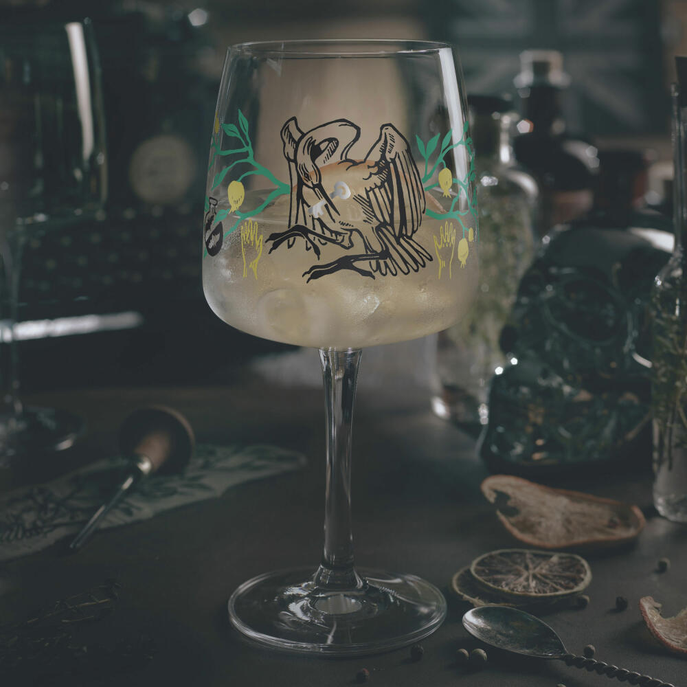 Ritzenhoff gin mug Fabelkraft Gin 003, gin glass, Karin Rytter, crystal glass, 700 ml, 3458003