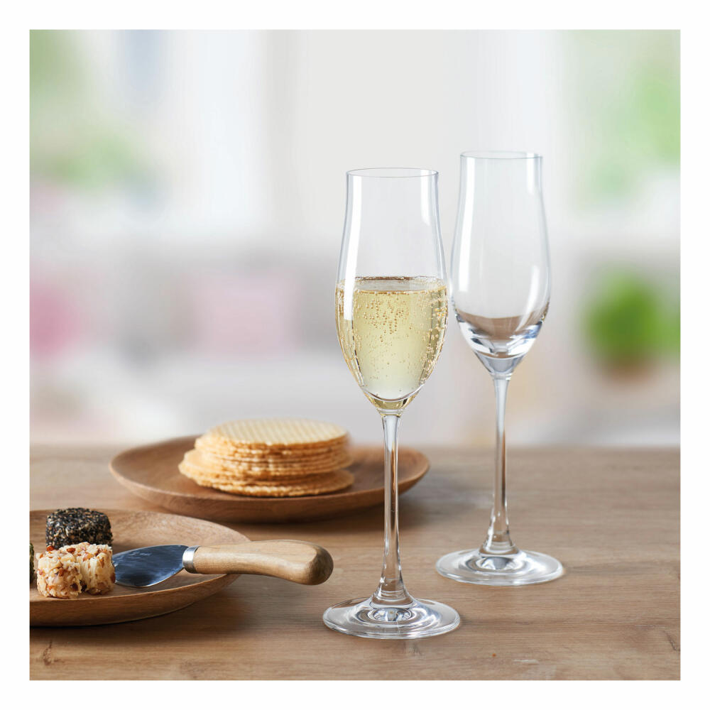 montana: :fine Sektglas, 6er Set, Champagnerglas, Sektflöte, Sektkelch, Proseccoglas, Sekt Glas, 160 ml, 042789