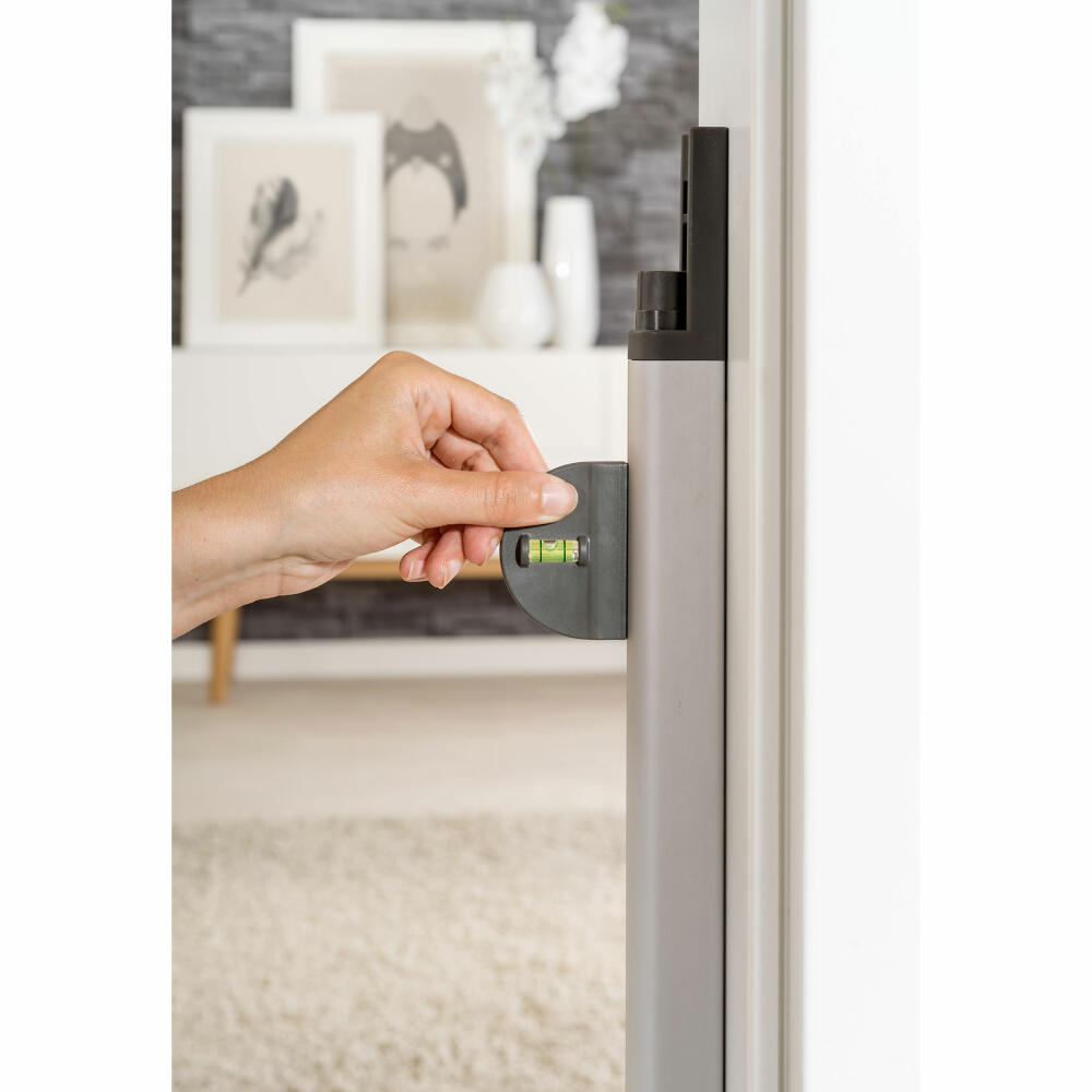 reer EasyFix quick mounting system for door and stair guards, Trend Clearvision, mounting strips, child safety lock, 46051