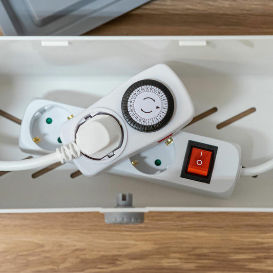 reer CableGuard cable box, for power strips, child safety lock, child safety lock, 78020