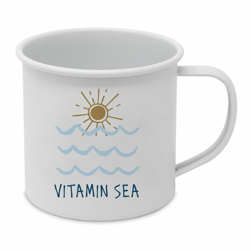 PPD Seaside Sun Happy Metal Mug, mug, coffee mug, cup, metal, 500 ml, 180002665