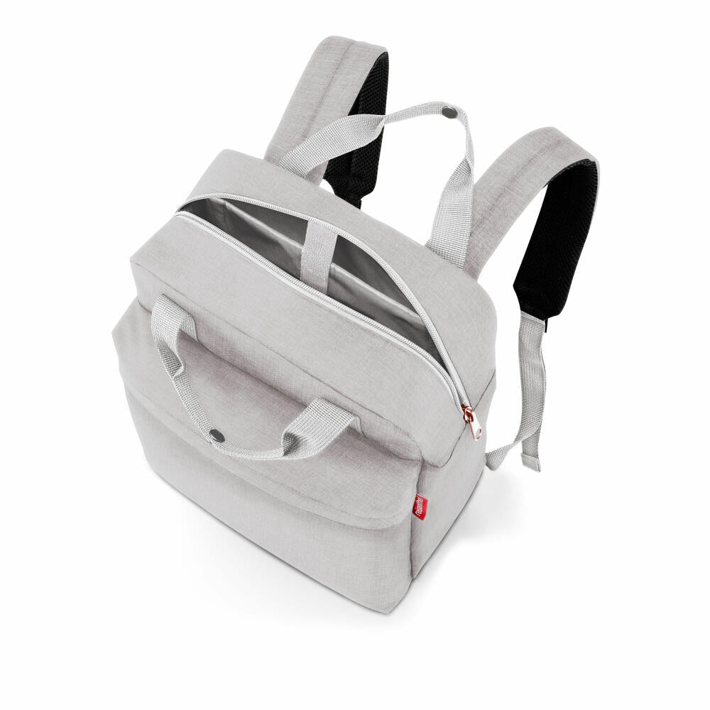 reisenthel allday backpack M, Rucksack, Freizeitrucksack, Tasche Handgepäck, Twist Sky Rose, 15 L, EJ1035