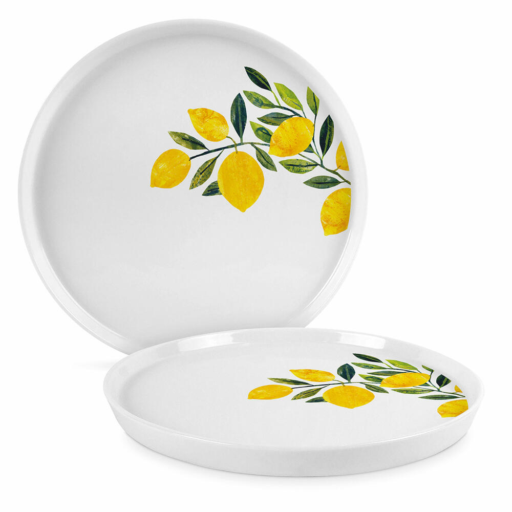 PPD Traceys Citronella Trend Plate 21, plate, breakfast plate, cake plate, New Bone China, Ø 21 cm, 160902563