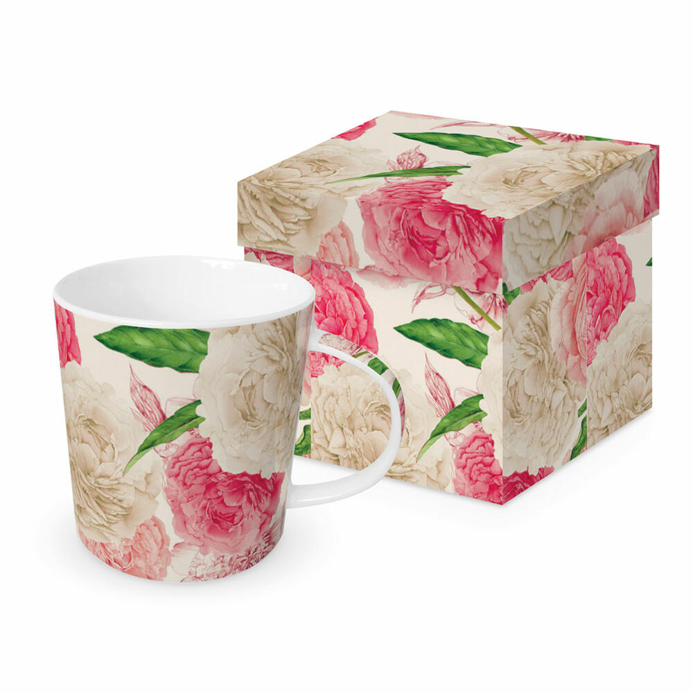 PPD Peonies Trend Mug, in gift box, mug, coffee mug, cup, New Bone China, 400 ml, 160302611
