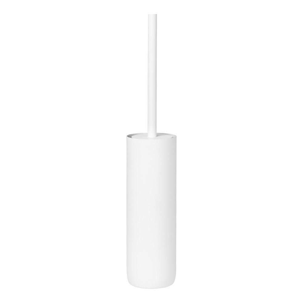 Blomus WC brush Modo, toilet brush, brush, steel titanium coated, rubber, plastic, white, 66265