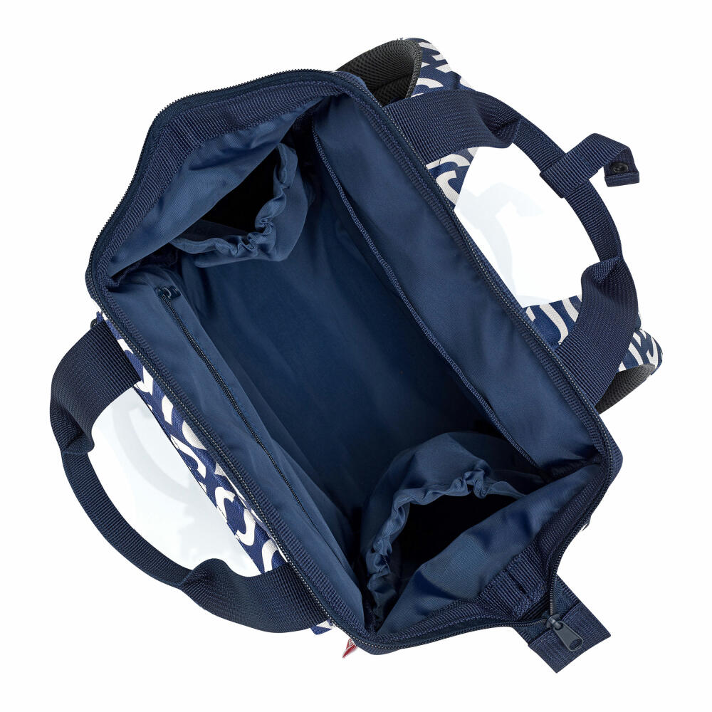 reisenthel allrounder R, travel bag, sports bag, shoulder bag, doctor's bag, bag, polyester fabric, Signature Navy, 12 L, JR4073