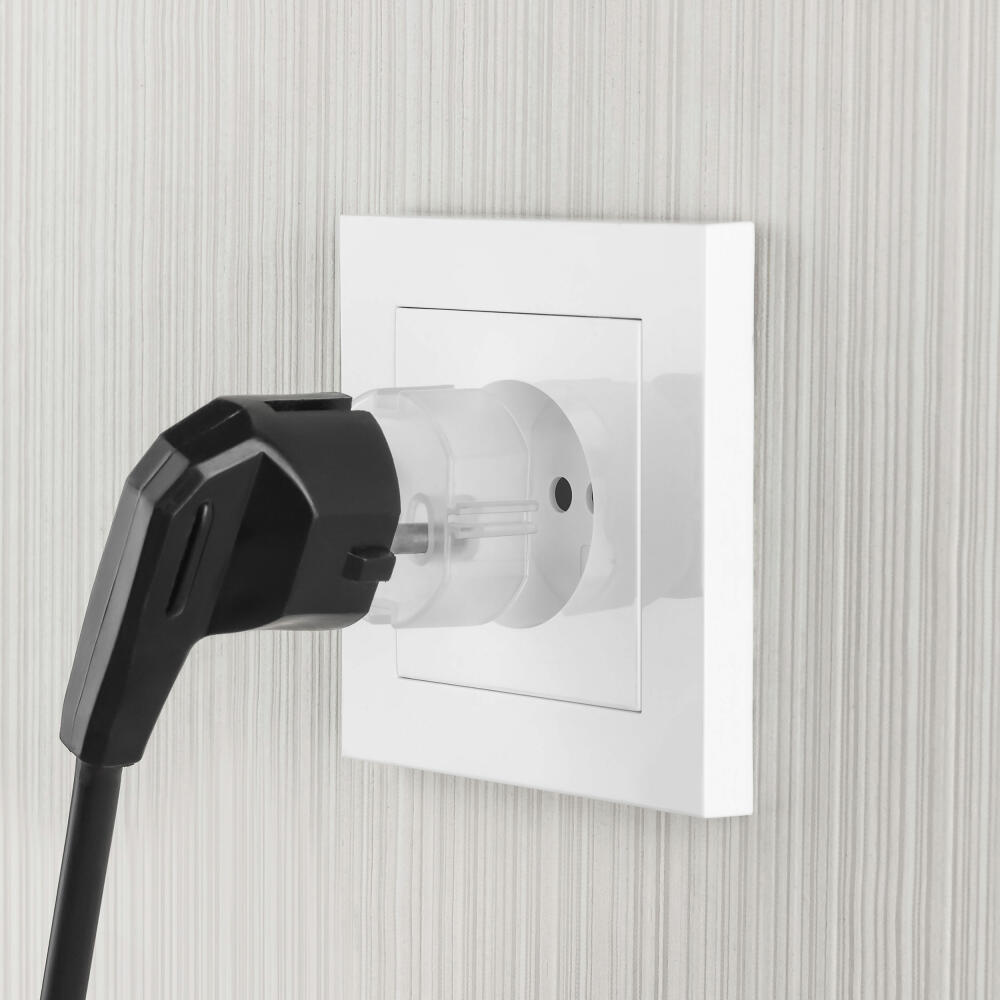 reer Steckdosenkappe, 5er Set, Steckdosenschutz, Kindersicherung, Kinder Sicherung, Transparent, 2907.9