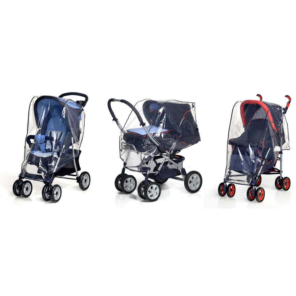reer PEVA Universal-Regenschutz, Regenverdeck, Regenhaube, Kinderwagen, Buggy, 72049