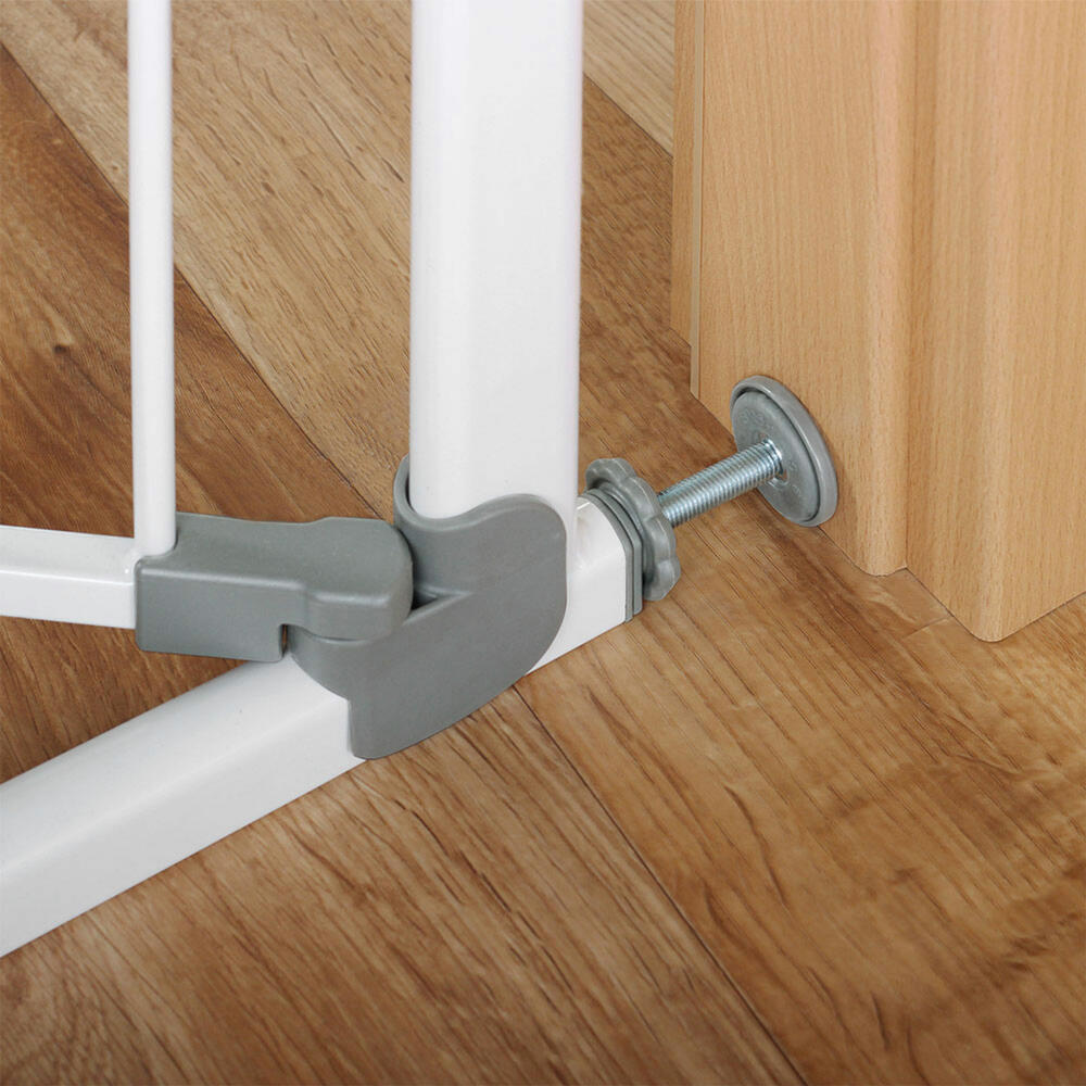 reer I-Gate Klemmgitter, Türgitter, Treppengitter, Treppenschutzgitter, Schutzgitter, Zum Klemmen, Metall, Breite 77.5 - 83.5 cm, 46302