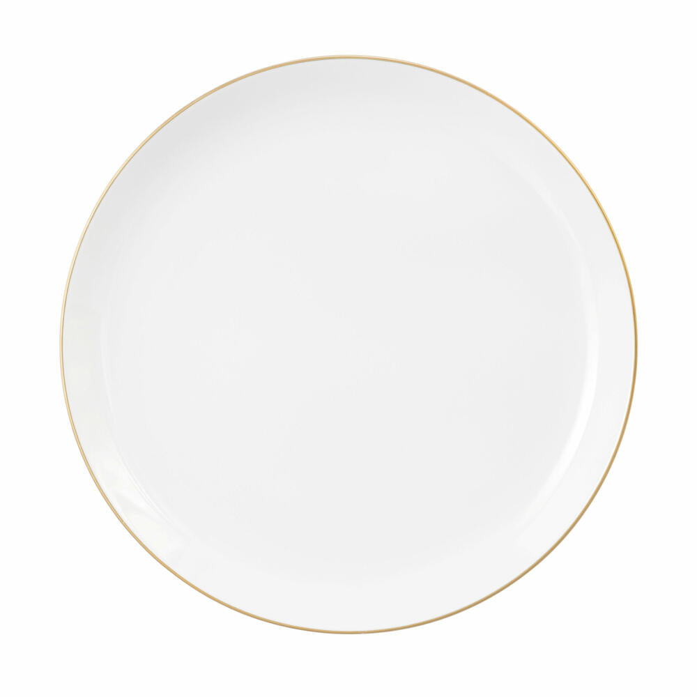 Seltmann Weiden Liberty dinner plate, plate, porcelain, gold rim, Ø 27.9 cm, 001.765034