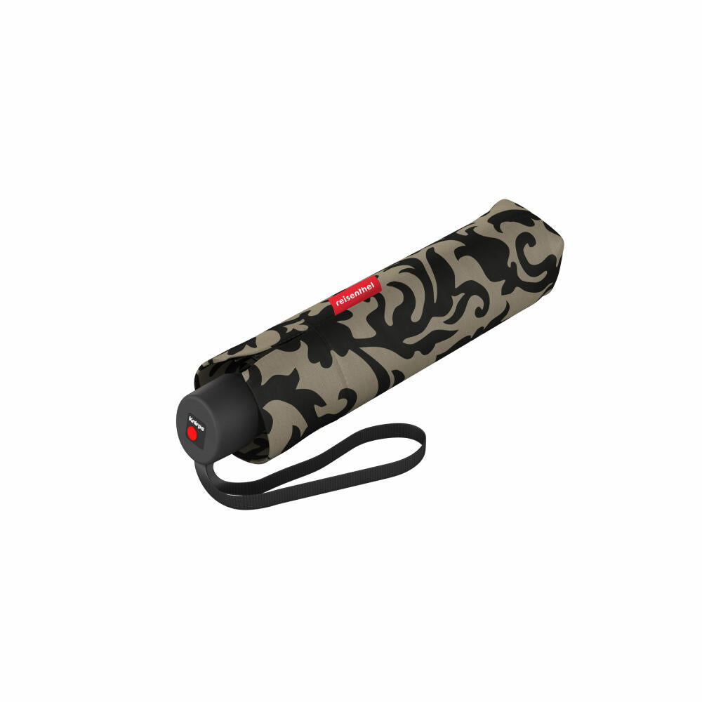 reisenthel umbrella pocket classic, umbrella, Knirps, rain umbrella, pocket umbrella, polyester fabric, Baroque Taupe, RS7027