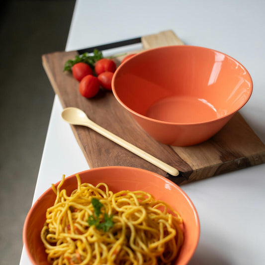 Koziol Spoon Nora Spoon L, Picnic Spoon, Plastic, Strong Yellow, 8059724