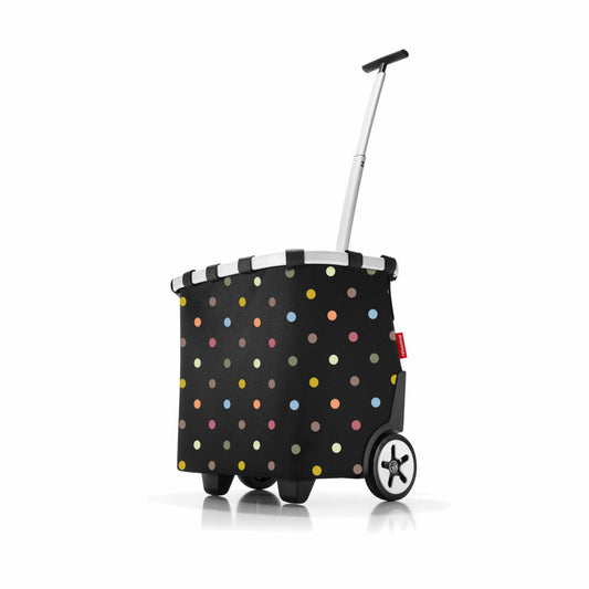 reisenthel carrycruiser, shopping basket with wheels, trolley, shopping cart, dots, OE7009
