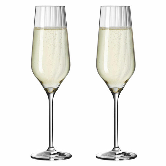 Ritzenhoff Champusglas 2er-Set Sternschliff 002, Kristallglas, 250 ml, 3751001