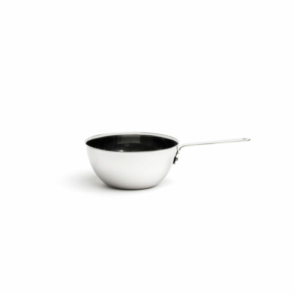 Comas Mini-Wok Gourmet, Wok with Handle, Wok Pan, Stainless Steel, Silver, 11 cm, 7496