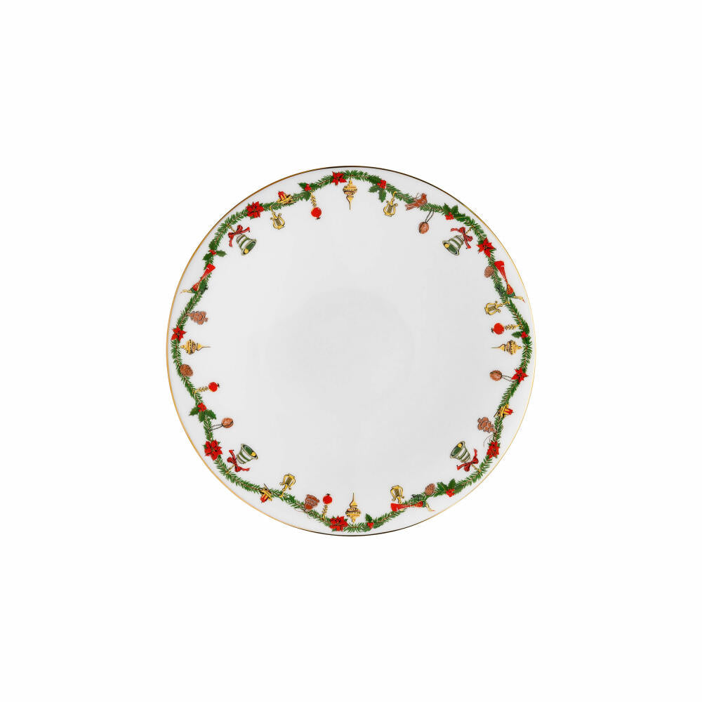 Hutschenreuther Nora Teller flach, Teller, Geschirr, Bone China, Christmas, 22 cm, 02048-726037-10862