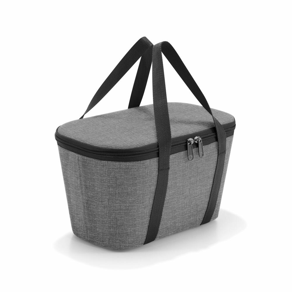 reisenthel coolerbag XS, Kühltasche, Picknicktasche, Thermotasche, Twist Silver, 4 L, UF7052