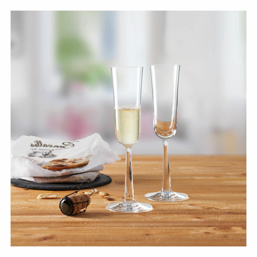 montana: :now Sektglas, 6er Set, Champagnerglas, Sektflöte, Sektkelch, Proseccoglas, Sekt Glas, 120 ml, 044463